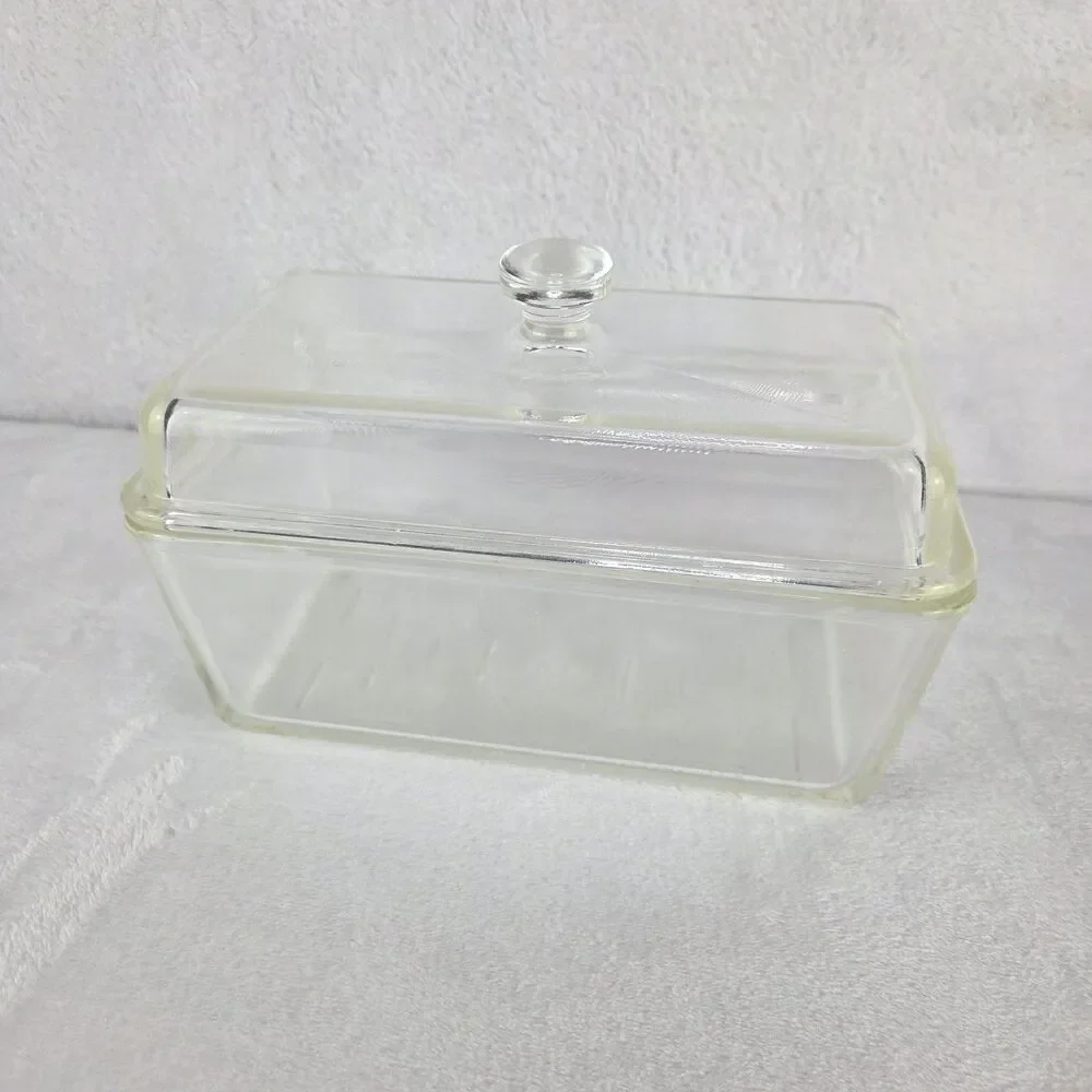 Vintage 1930’s Westinghouse Glass Refrigerator Storage Dish w/Lid 9